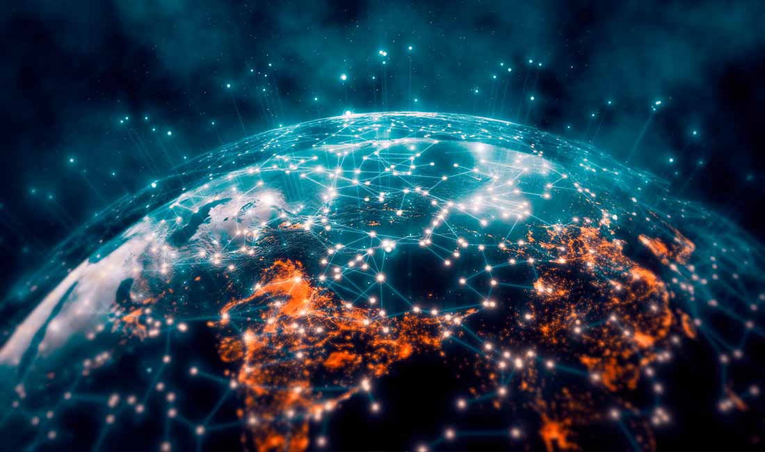 Visualização digital da Terra