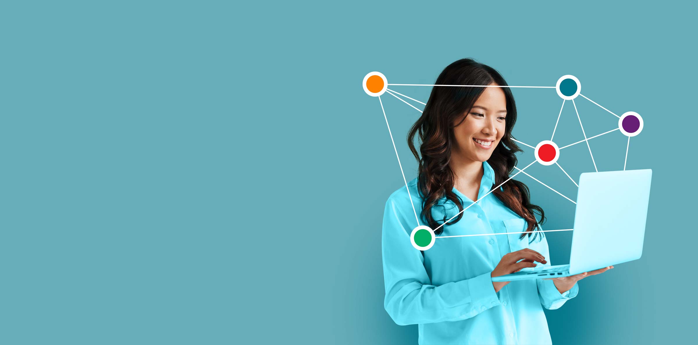 Compliance professional performing AML screening on a laptop