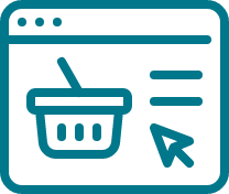 Ícone de comércio eletrônico