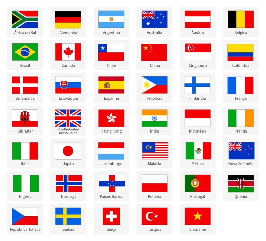 Instant Verify International Global Flags