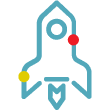 Ícone do Rocketship de integração B2B